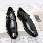 Driel | Zapatos de cuero elegantes para hombre con hebilla monk