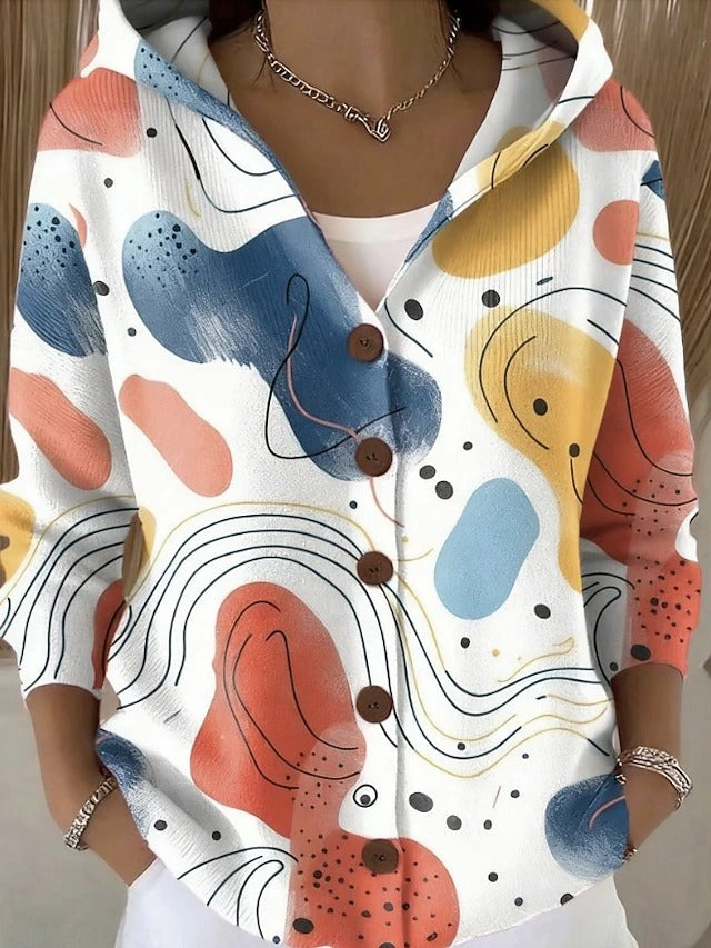 Javiera™ | Cárdigan Patchwork Artístico