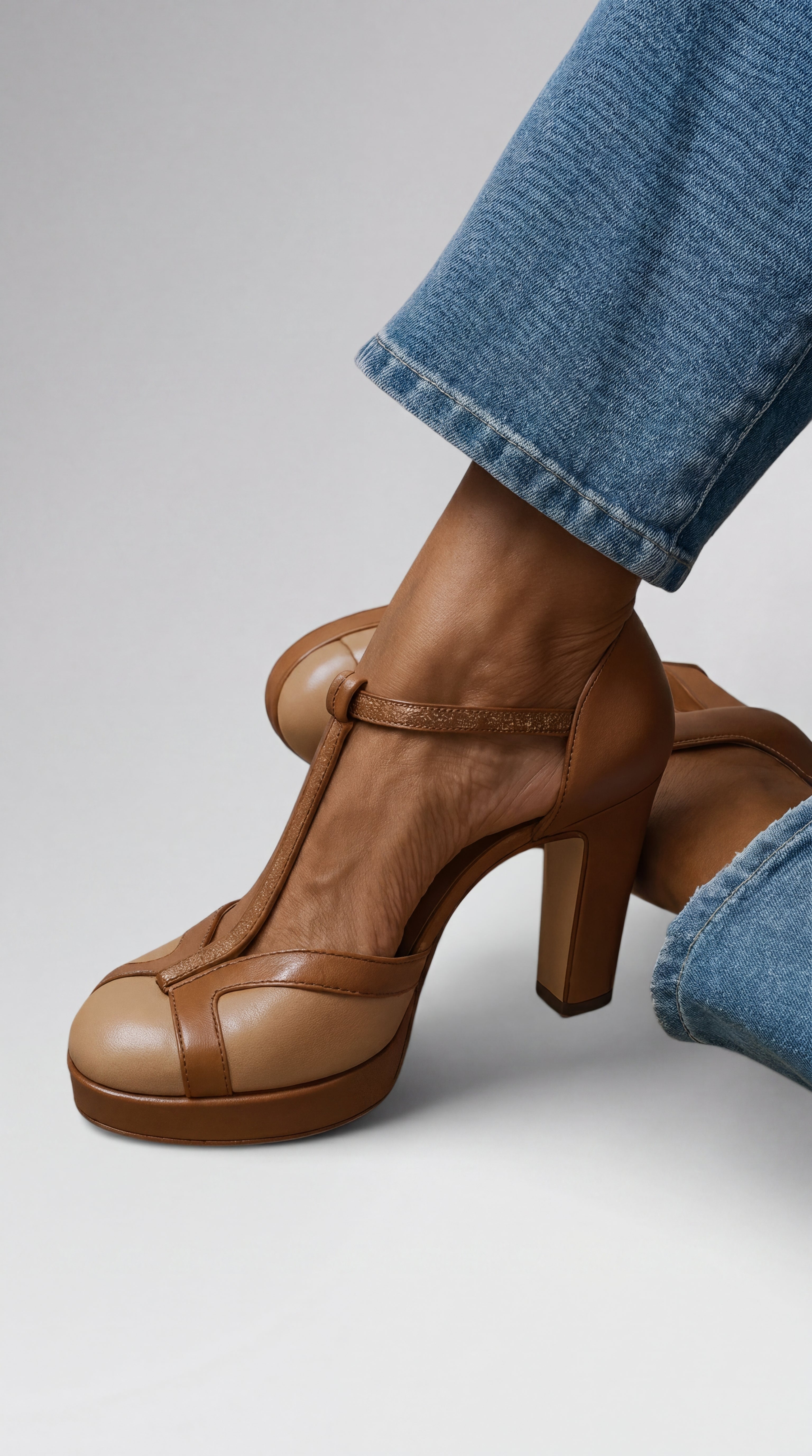 Malena — Zapatos de tacón retro, elegantes y con sujeción ergonómica