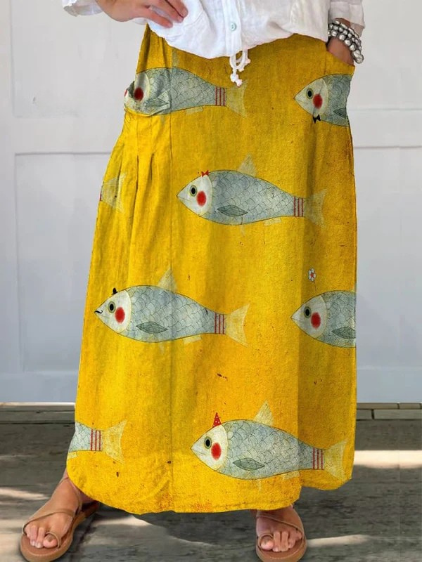 Elisa | Falda estampada ligera