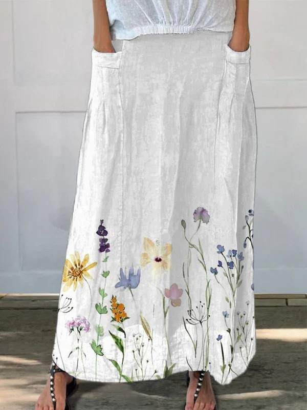 Olalla | Falda estampada ligera
