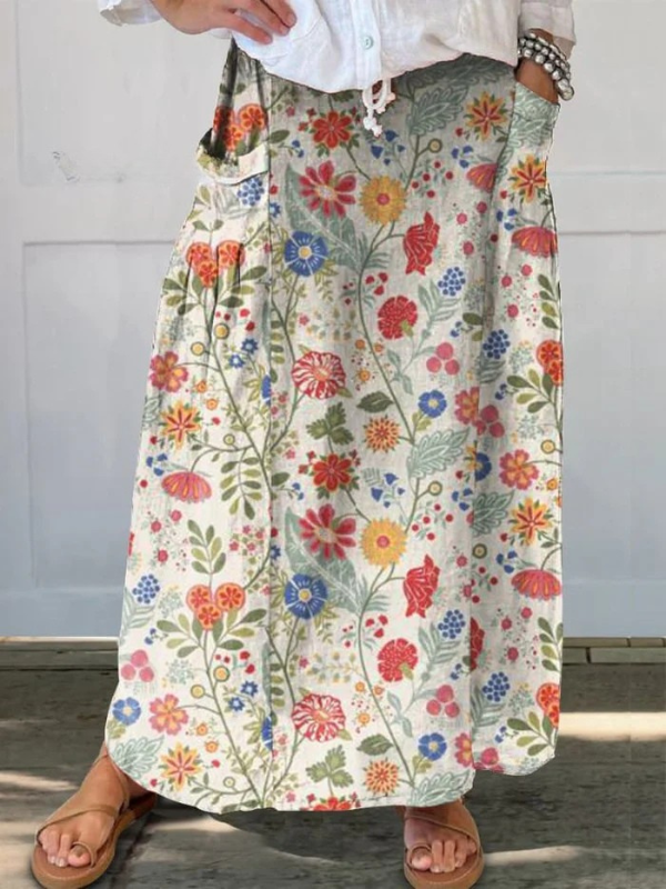 Paloma | Falda estampada ligera