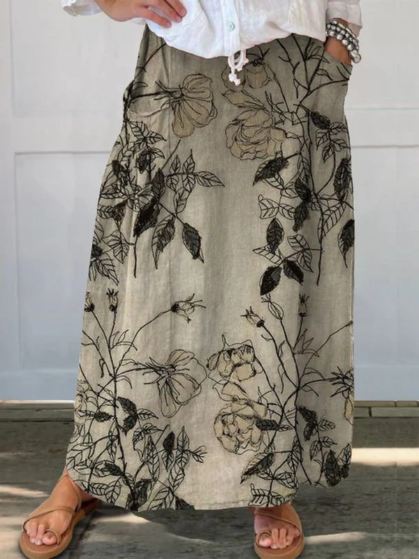 Sabela | Falda estampada ligera