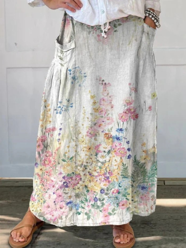 Nuria | Falda estampada ligera