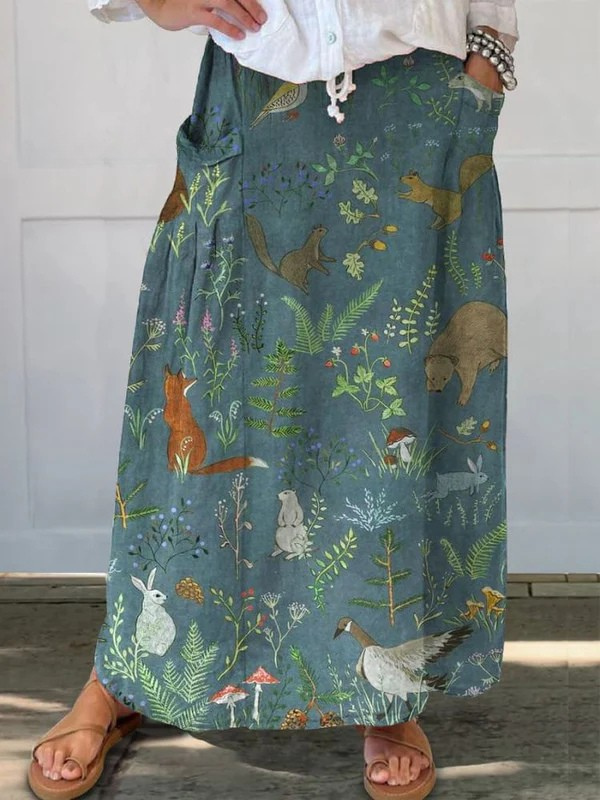 Amaya | Falda estampada ligera