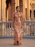 Aela - Vestido Floral Elegante con Detalles de Volantes