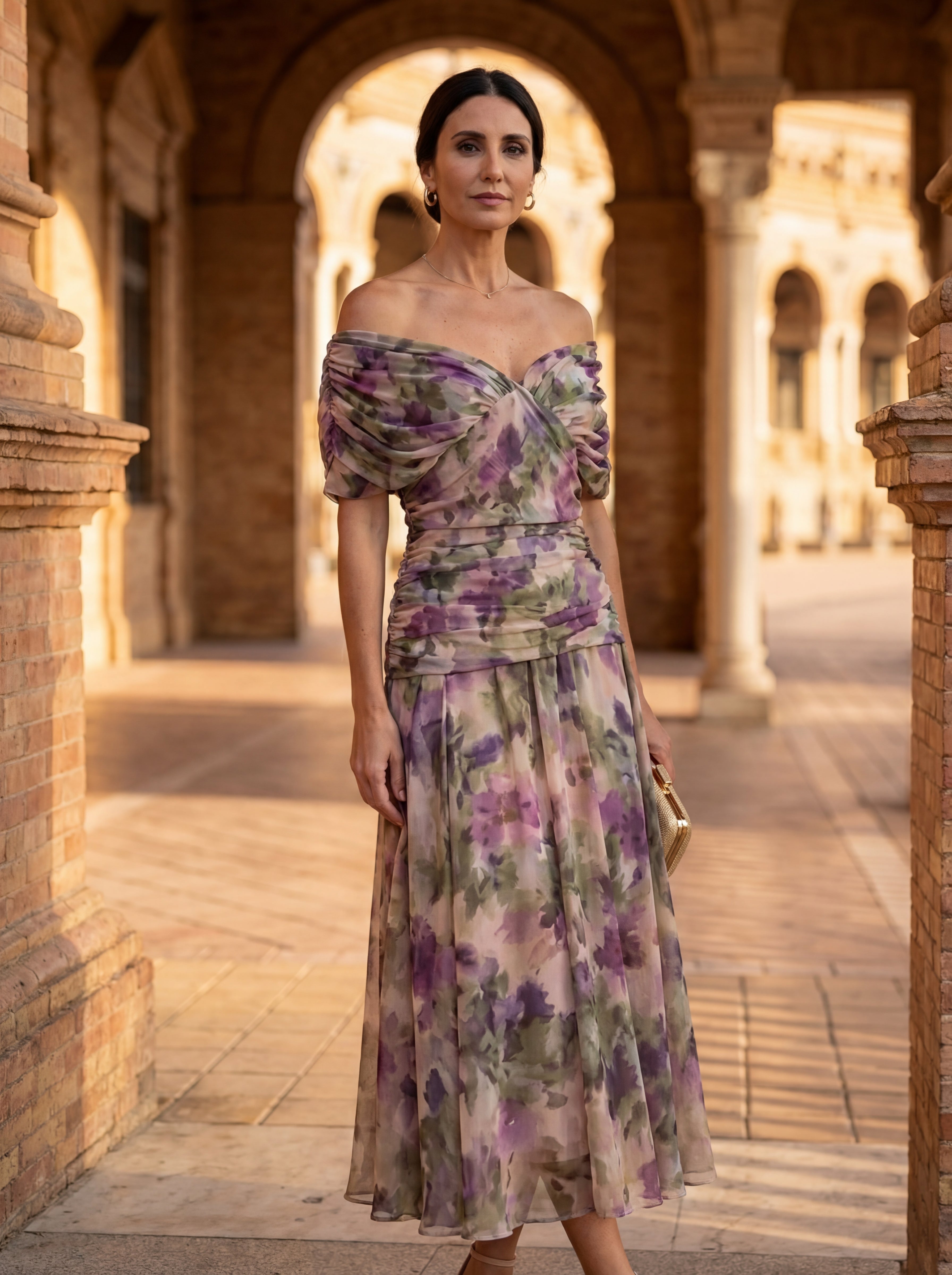 Vestido Luisa Escote en V