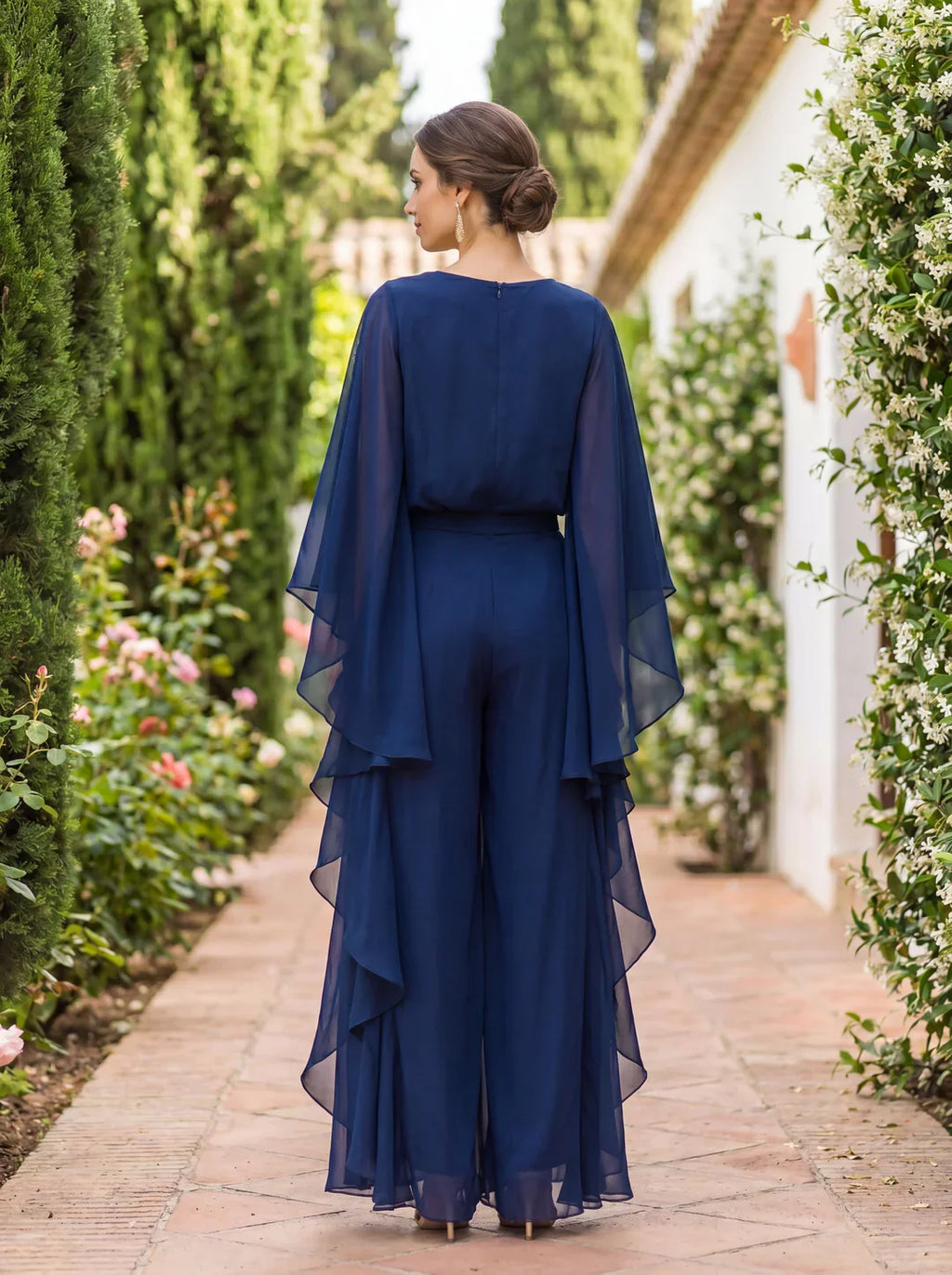 Sushana - Conjunto Chic Fluido de 2pzs en Georgette
