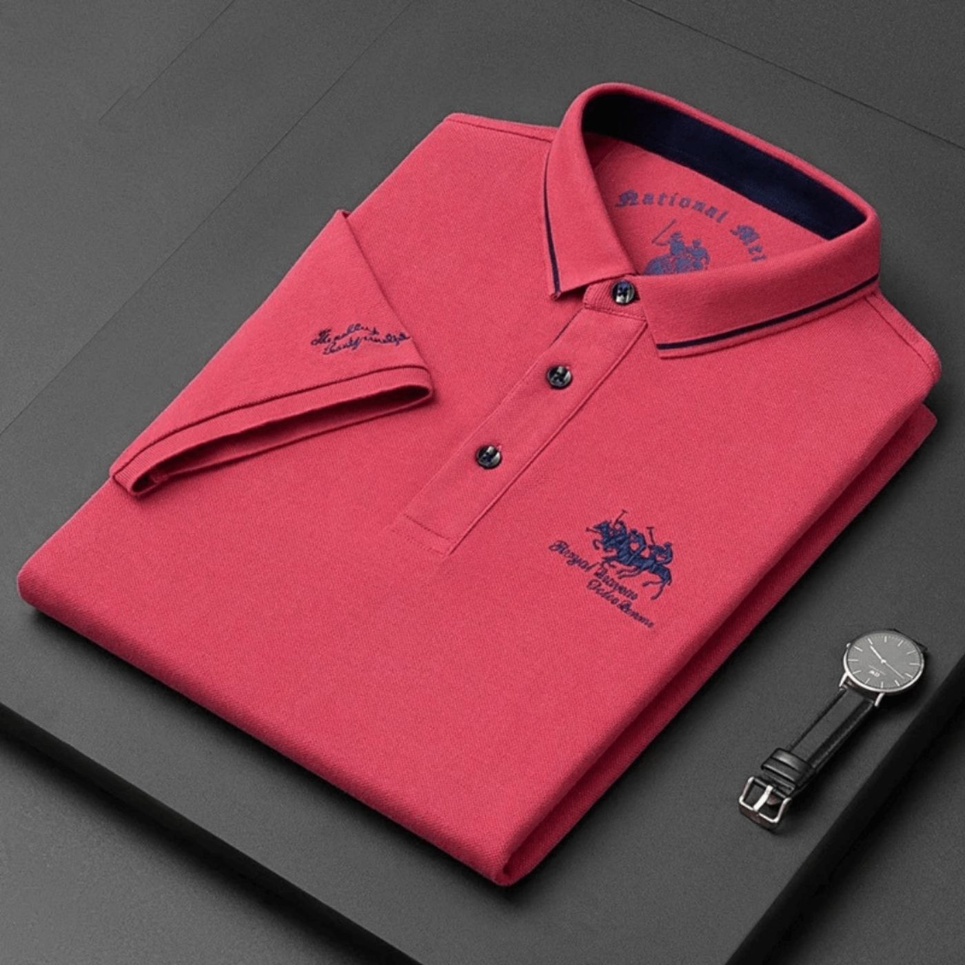 Massimo | Polo de algodón de lujo