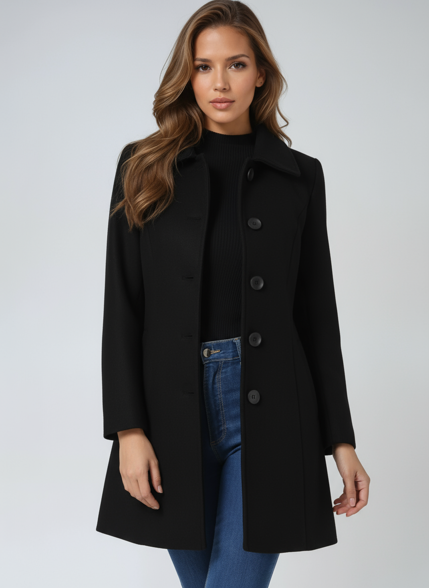 CHAQUETA FIT & FLARE ELEGANTE