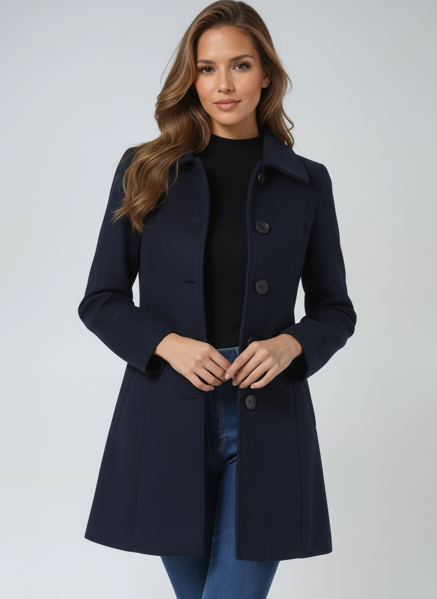 CHAQUETA FIT & FLARE ELEGANTE