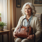 Luna Soler – Bolso cubo Alma de cuero vegano rojo