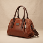Luna Soler – Bolso cubo Alma de cuero vegano rojo