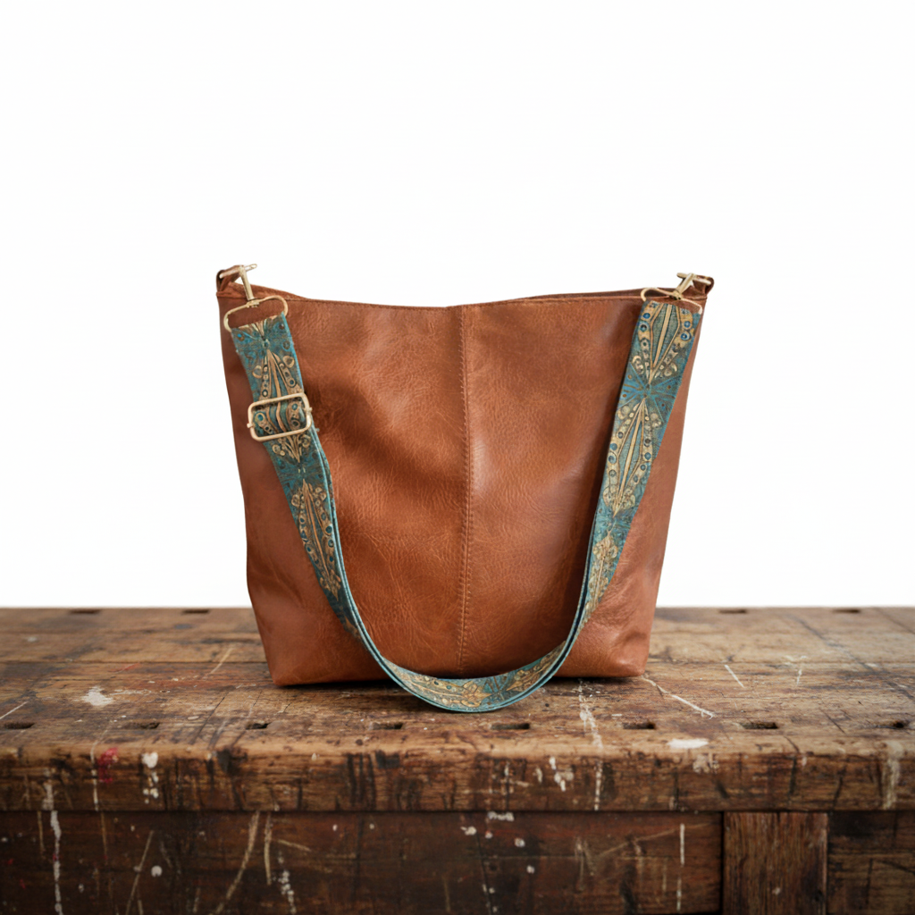 Luna Soler – Bolso Tamar de cuero vegano vintage