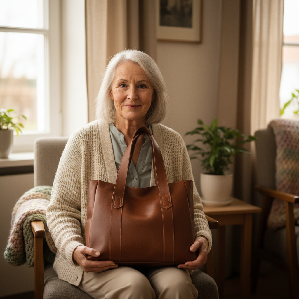 Luna Soler – Bolso Noga de cuero vegano elegante