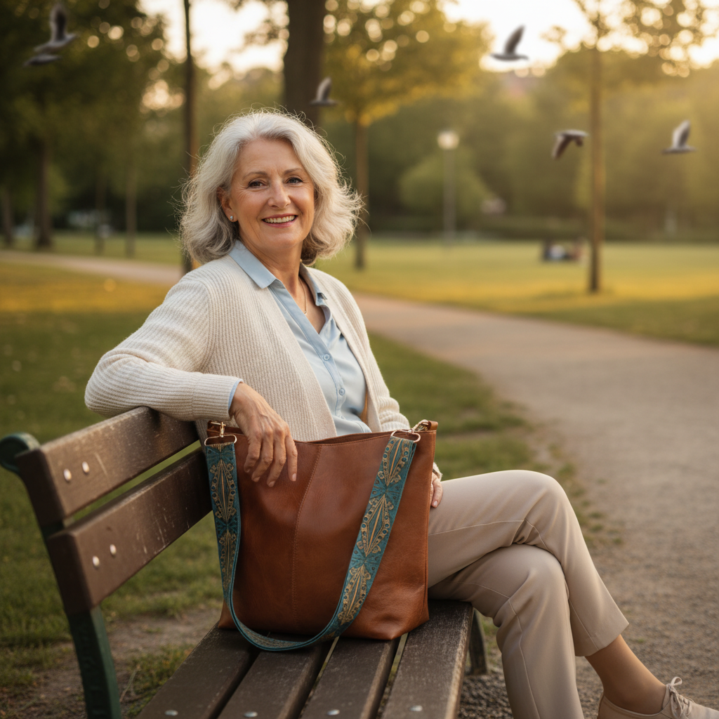 Luna Soler – Bolso Tamar de cuero vegano vintage