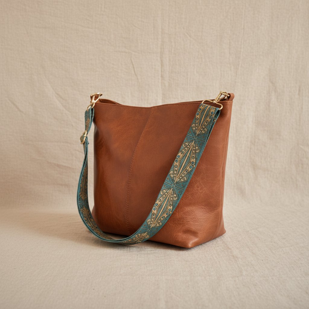 Luna Soler – Bolso Tamar de cuero vegano vintage