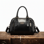 Luna Soler – Bolso cubo Alma de cuero vegano rojo