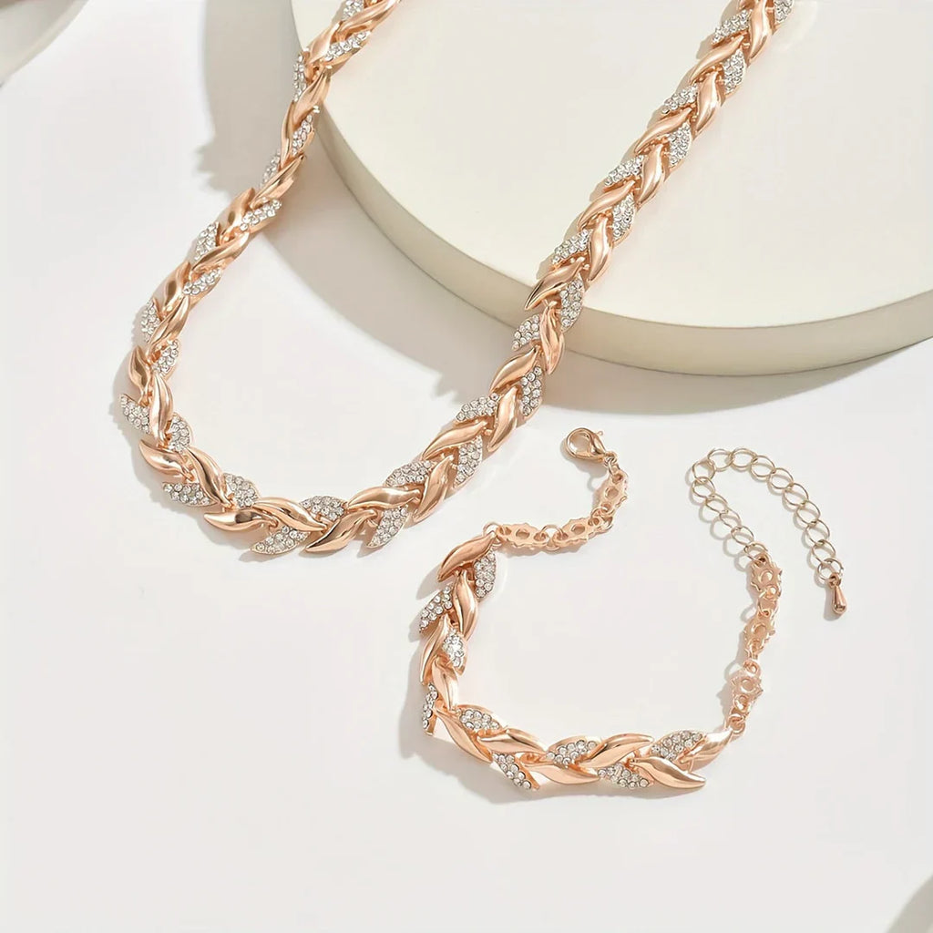Olia - Conjunto Hecho a Mano Collar y Pulsera