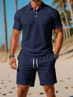 Aiden - Conjunto de Lujo Polo con Shorts a Juego