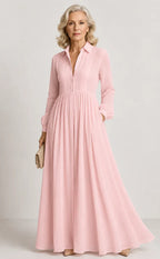 Lioren - Vestido Camisero Fluido y Sofisticado