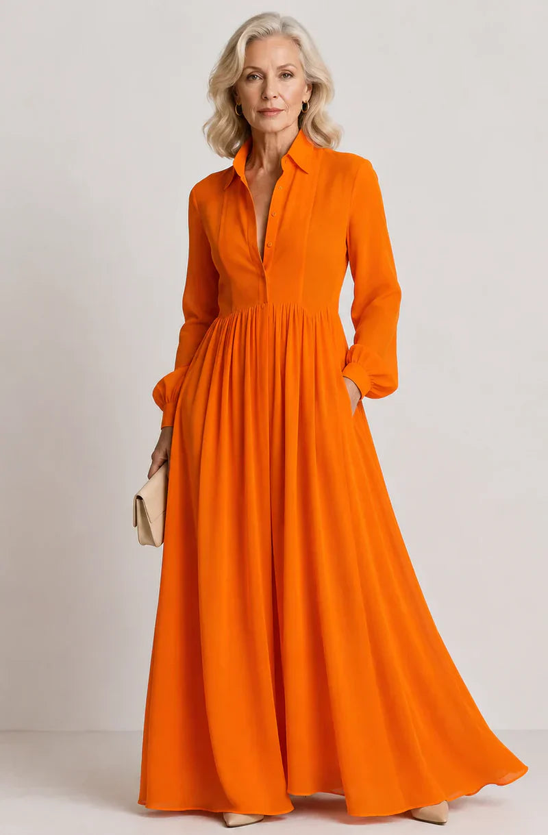 Lioren - Vestido Camisero Fluido y Sofisticado