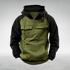 Alex | Sudadera casual con media cremallera y bolsillos prácticos