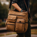 Aubin - Bolso de Ante Resistente y Espacioso