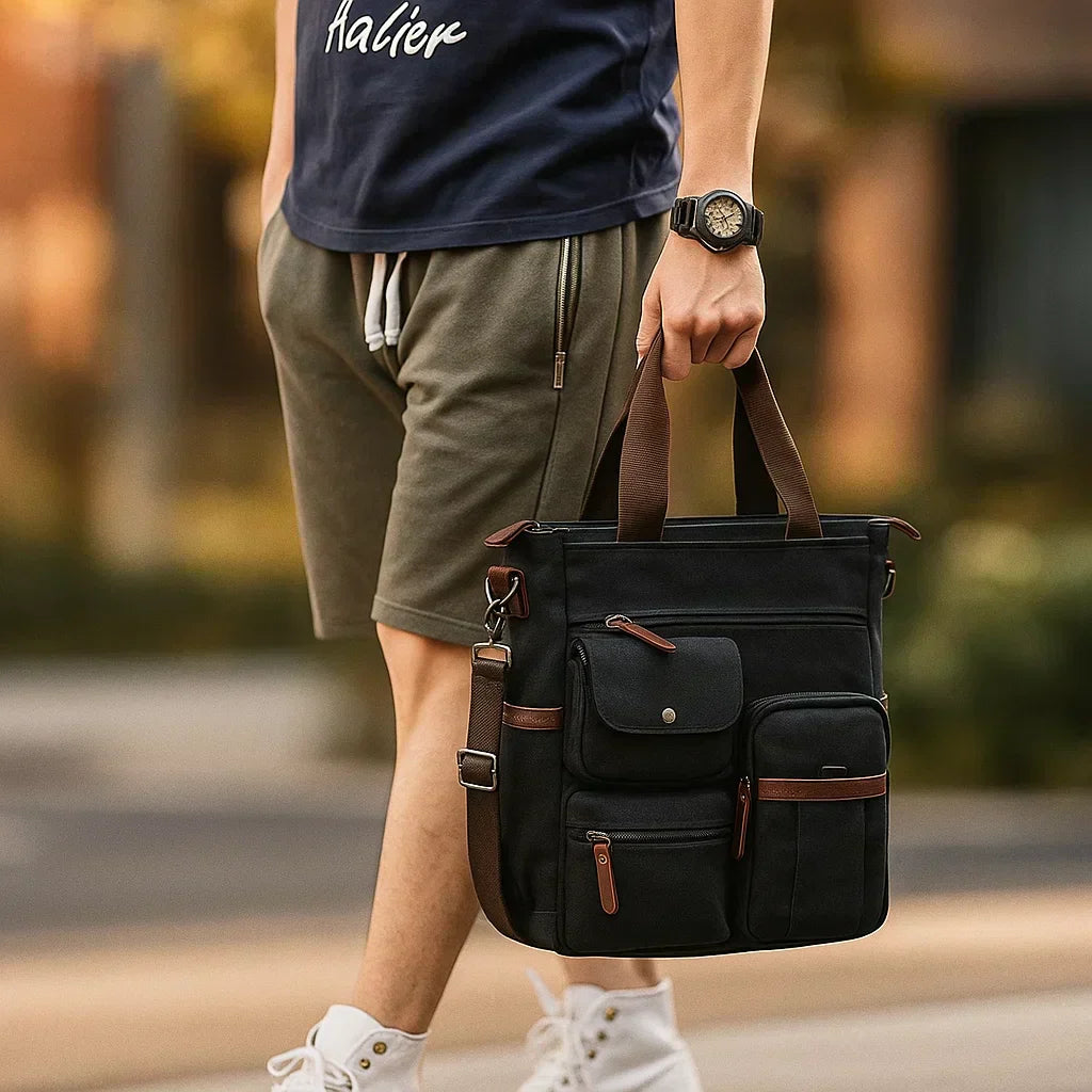 Aubin - Bolso de Ante Resistente y Espacioso