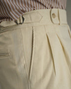 Carmesí Pantalón de Lino