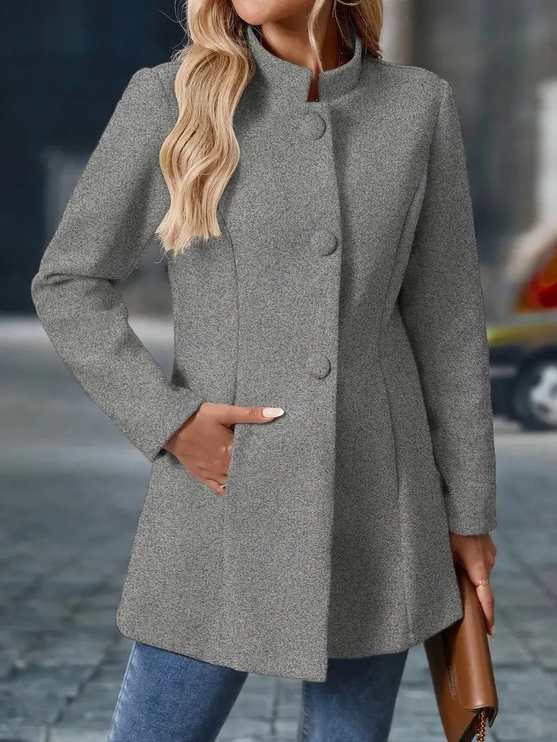 Priscilla - Chaqueta Larga Estilo Blazer Elegante