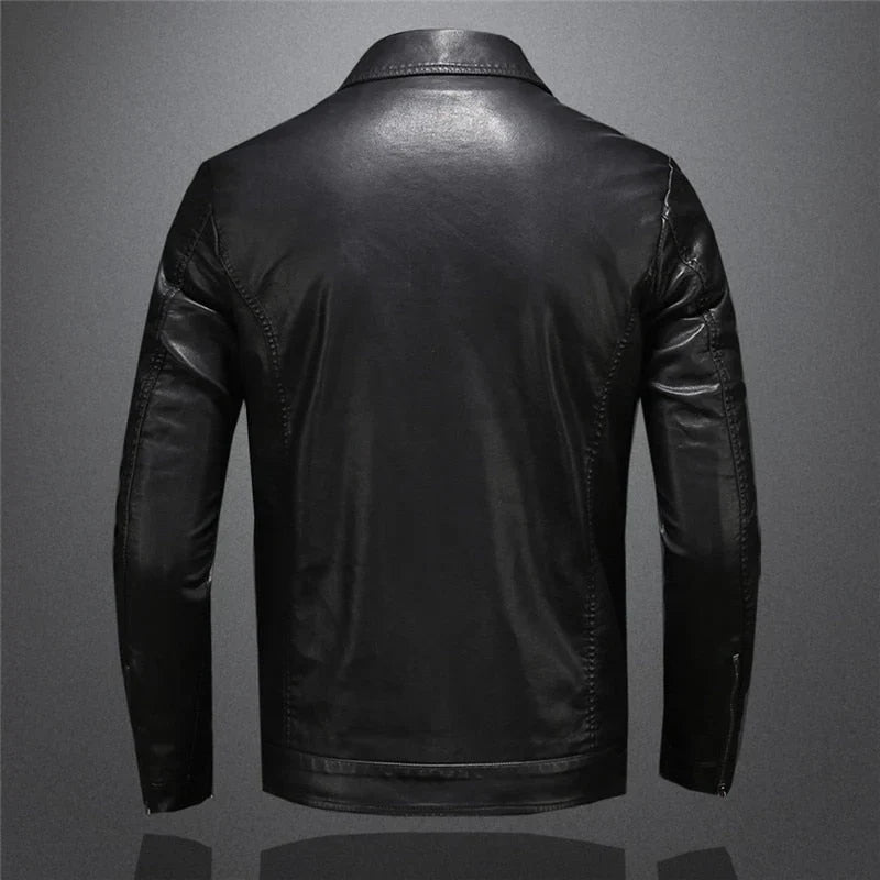 Claudio – Chaqueta de cuero vegano con elegancia moderna