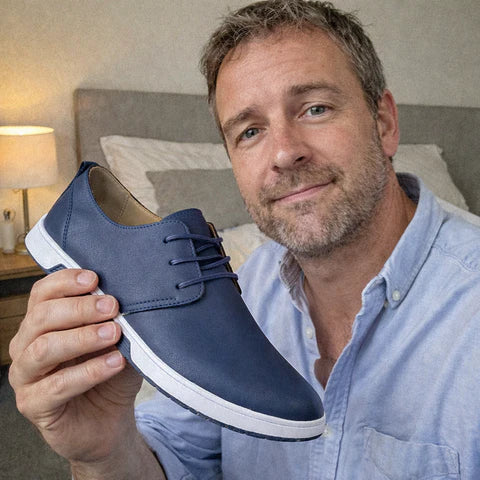Enrico - Zapatillas Elegantes Minimalistas de Cuero Liso