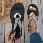 Oslana - Sandalias Cómodas con Hebilla Ajustable