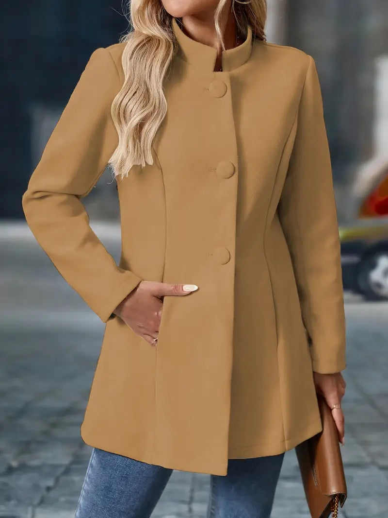 Priscilla - Chaqueta Larga Estilo Blazer Elegante