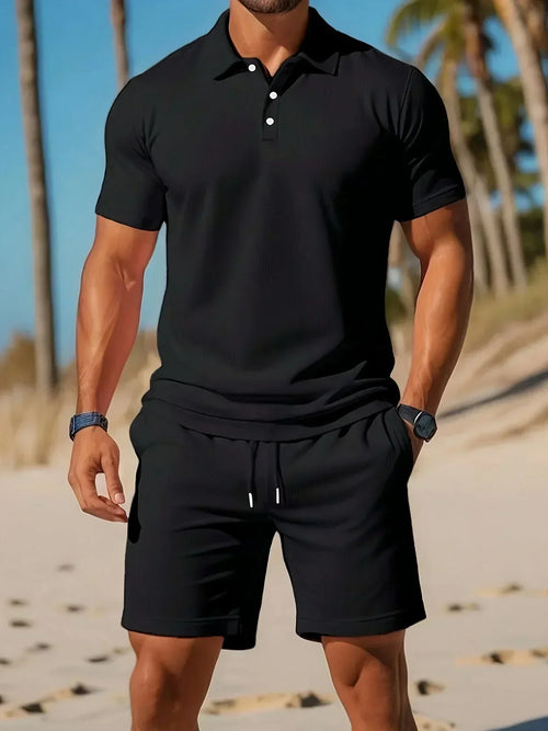 Aiden - Conjunto de Lujo Polo con Shorts a Juego