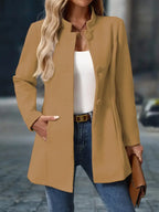 Priscilla - Chaqueta Larga Estilo Blazer Elegante