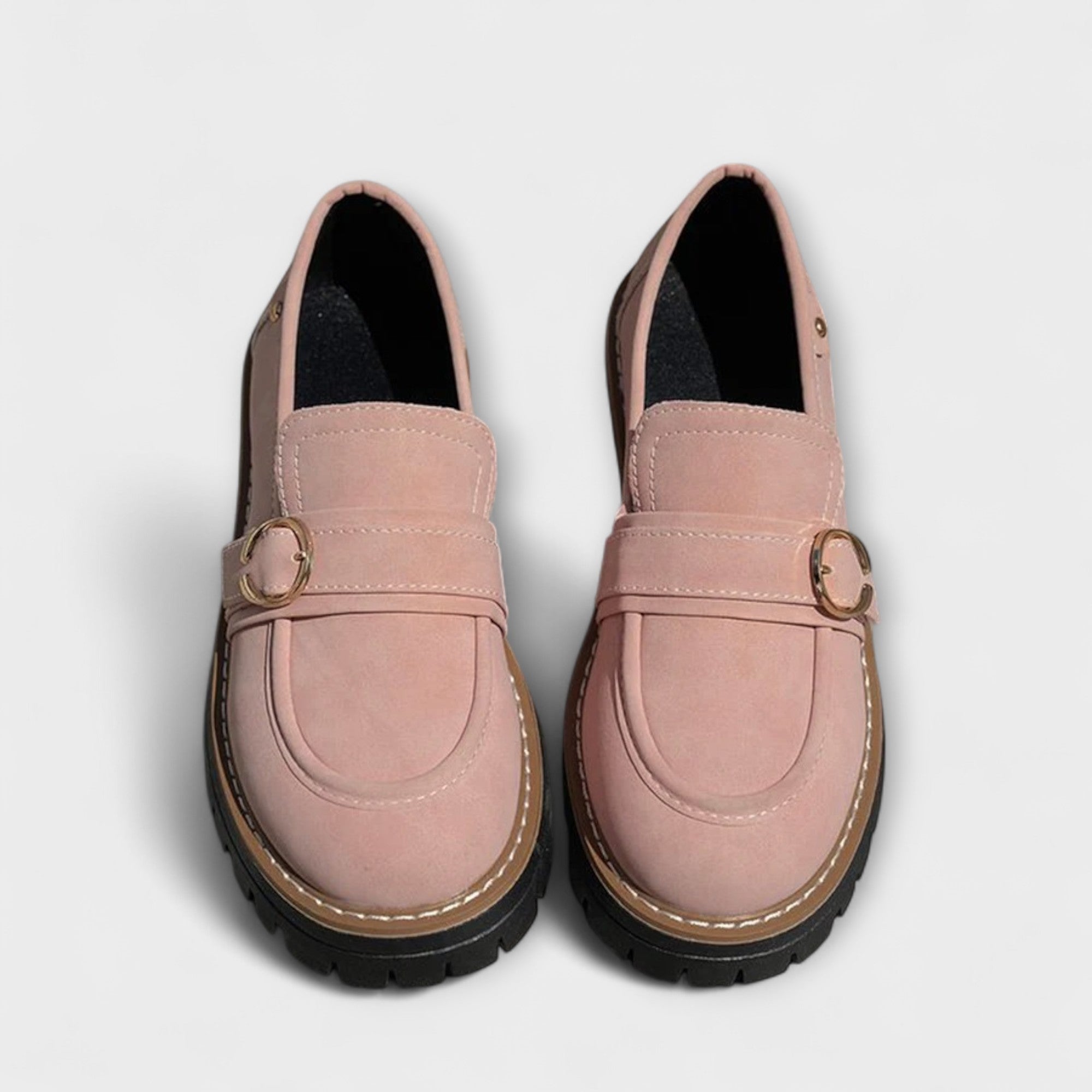 Lora | Mocasines Casual de Punta Redonda