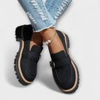 Lora | Mocasines Casual de Punta Redonda