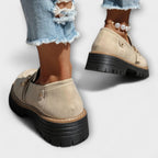 Lora | Mocasines Casual de Punta Redonda