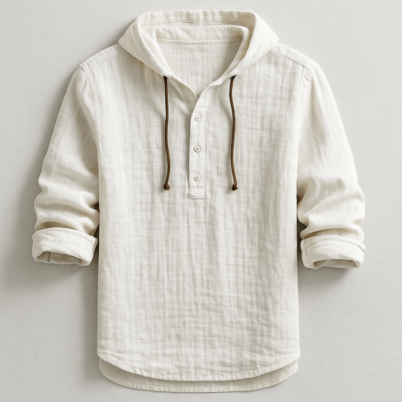 Laurens™ | Camisa casual con capucha