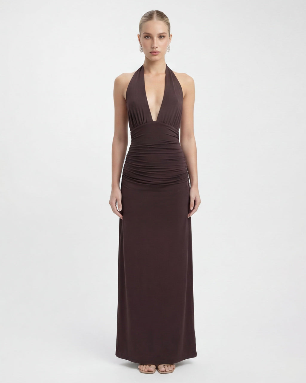 Serrano Madrid | Maxi con cuello halter de Nyx