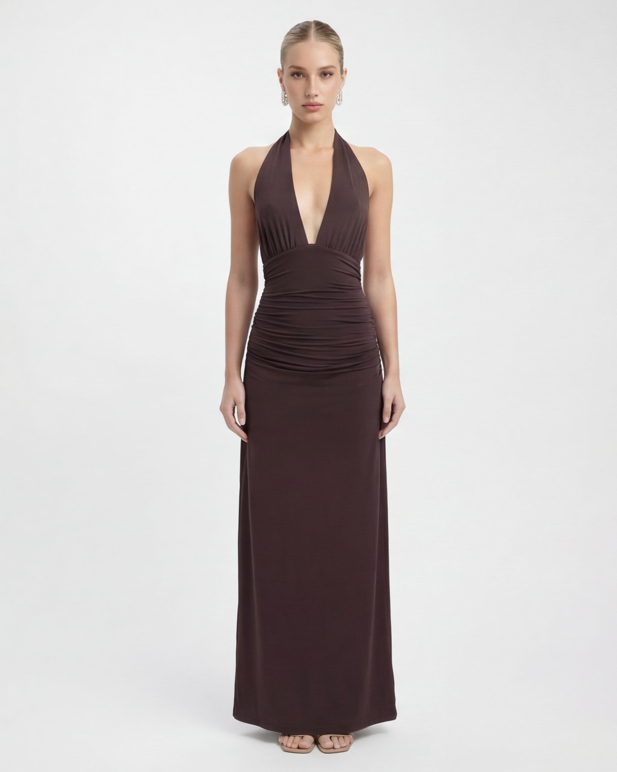 Serrano Madrid | Maxi con cuello halter de Nyx