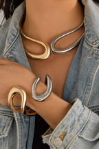 Pulsera Asimétrica Recortada
