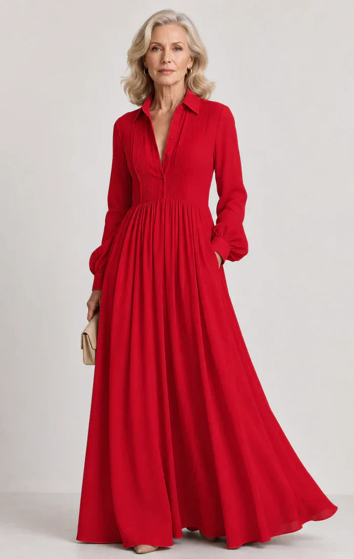 Lioren - Vestido Camisero Fluido y Sofisticado