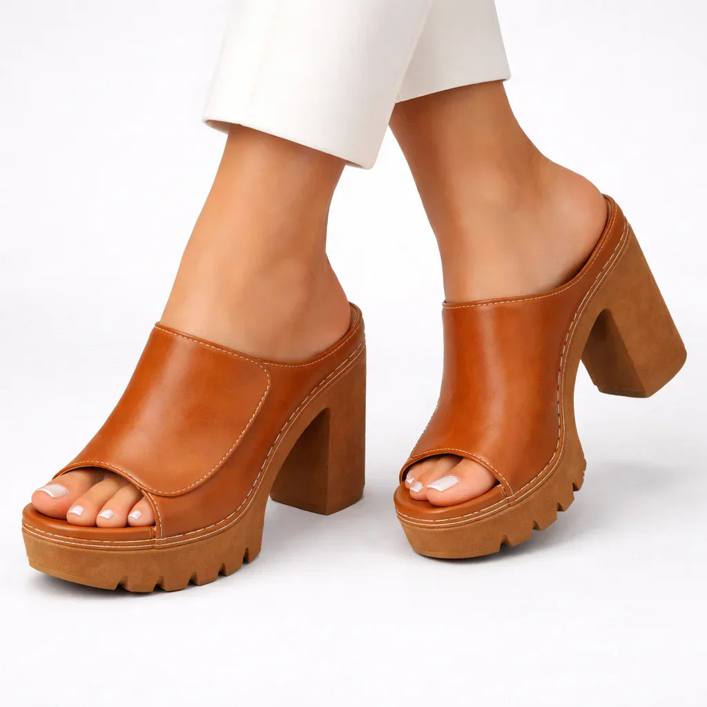 Berylla - Mules de Plataforma con Correa Ajustable