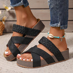 Sandalias de Elegancia Tejida