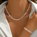 Olia - Conjunto Hecho a Mano Collar y Pulsera