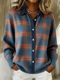 Théa - Cárdigan Acogedor Estilo Camisa