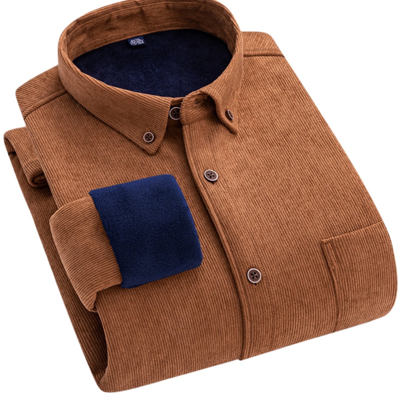 Flyn | Camisa de pana para hombre con forro cálido de fleece